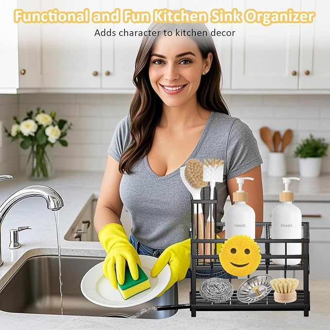 Sponge Holder for Kitchen Sink & Sink Caddy - Image 7