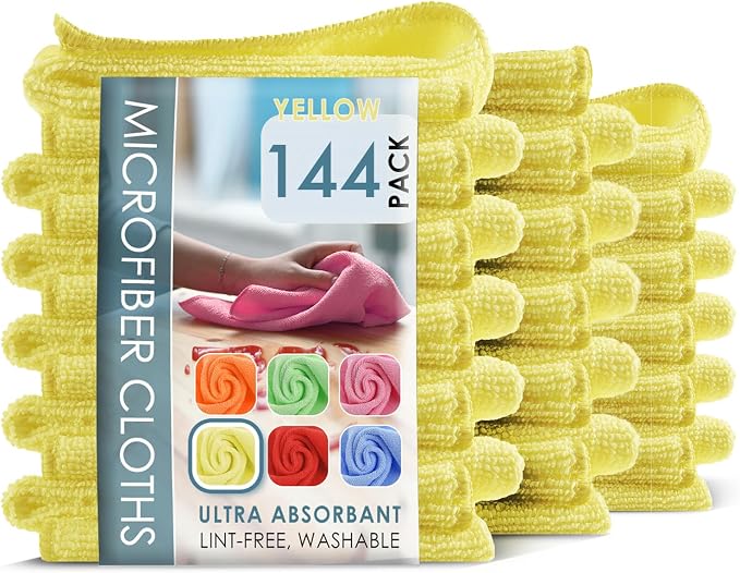 Hearth & Harbor Microfiber Cleaning Cloth, Towels by HearthHarbor