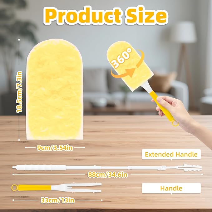 Heavy Duty Dusters Refills, Disposable Dusters Kit Compatible - Image 2