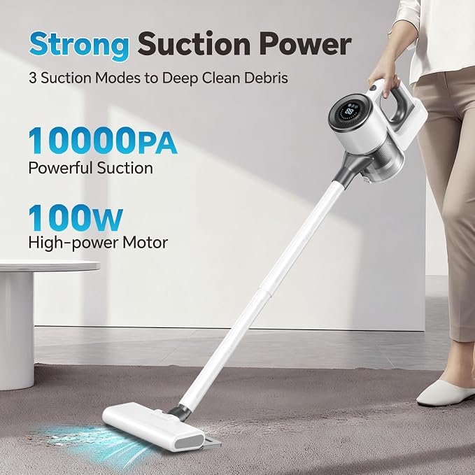 Cordless Vacuum Cleaner for Home, Powerful Stick Vacuum Cleaner - Image 2