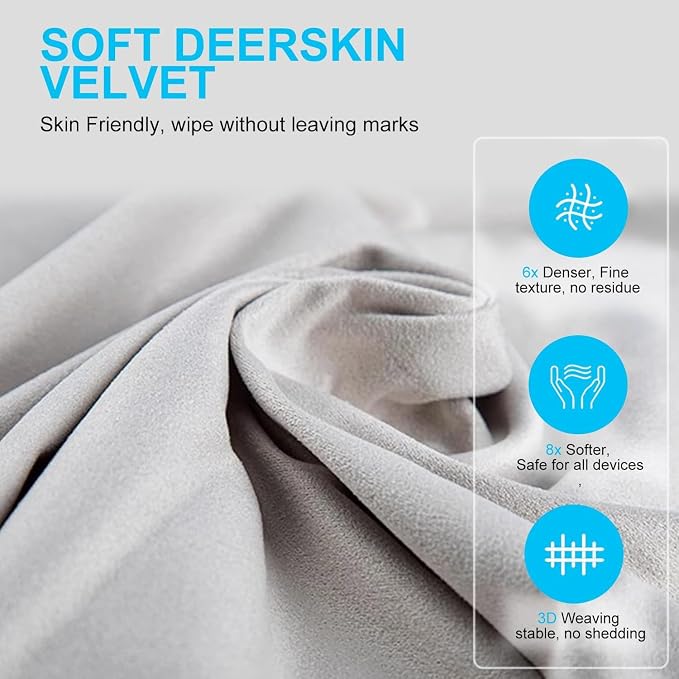 2 Pack Microfiber Liner Cleaning Cloth 15" 16" MacBook Air/MacBook Pro Screen - Image 5