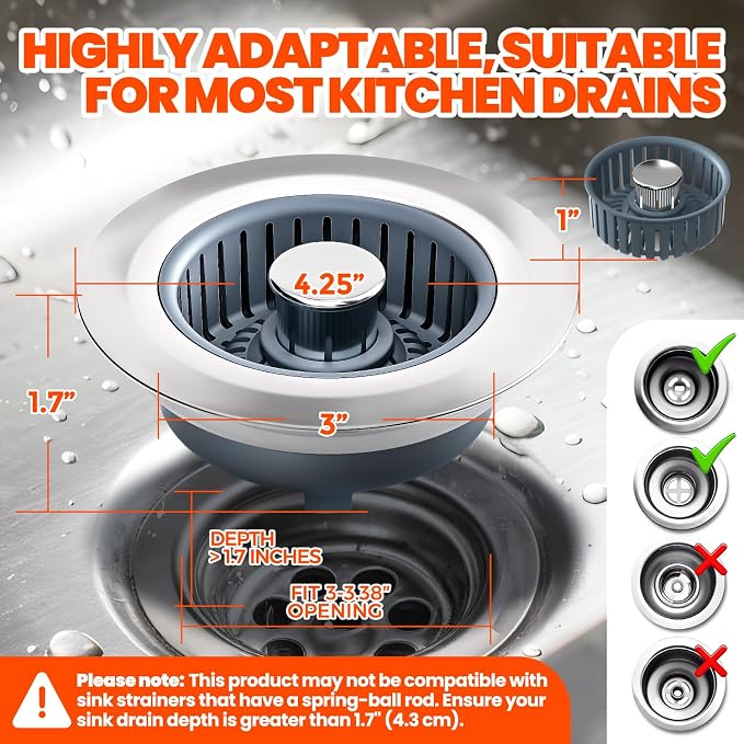 Sink Drain Strainer - Image 2