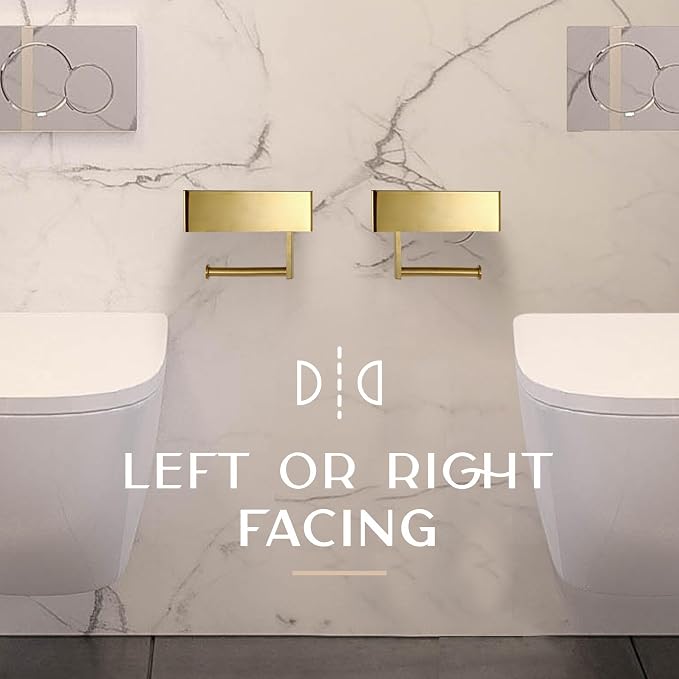 Day Moon™ Brushed Gold Toilet Paper Holder - Image 8