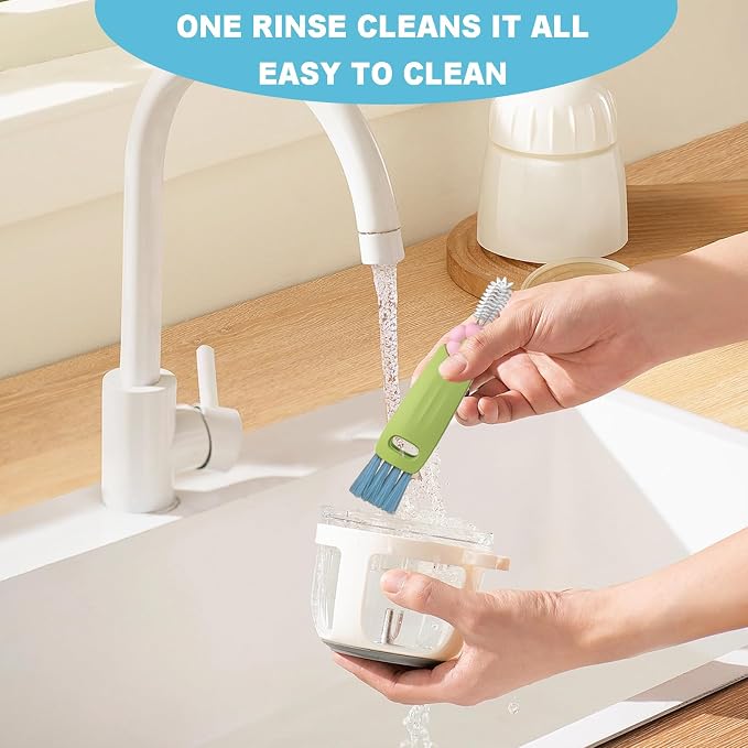 3 in 1 Cup Lid Gap Cleaning Brush Set Multifunctional Cup Lid Gap Cleaner - Image 3