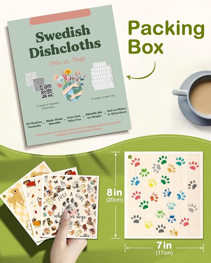 Swedish Dishcloths for Kitchen - Image 2