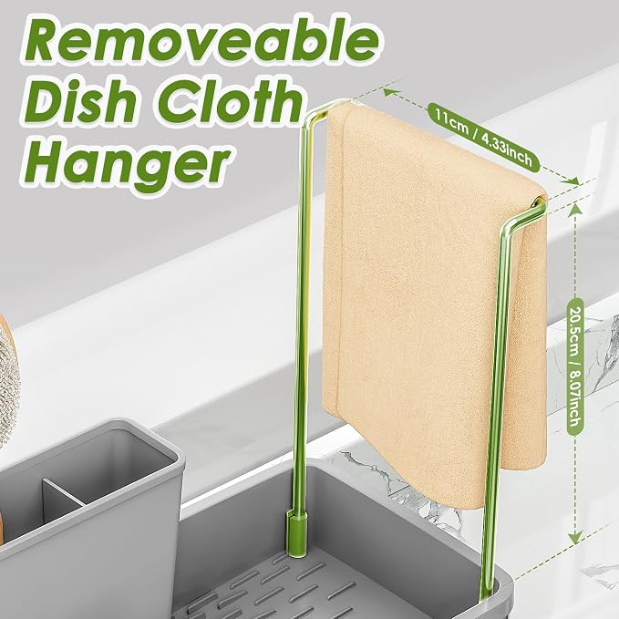 Stainless Steel Sink Caddy, Sponge Holder - Image 5