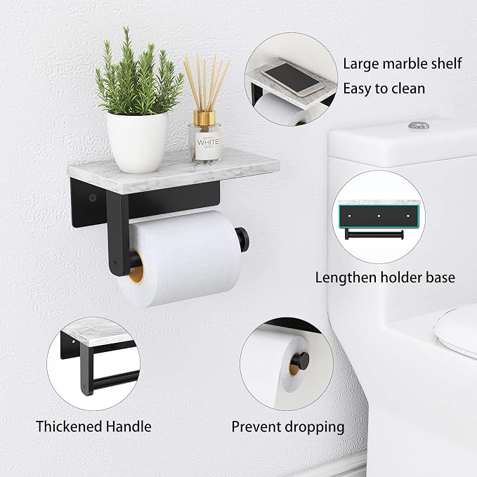 Marble Toilet Paper Holder - Image 2