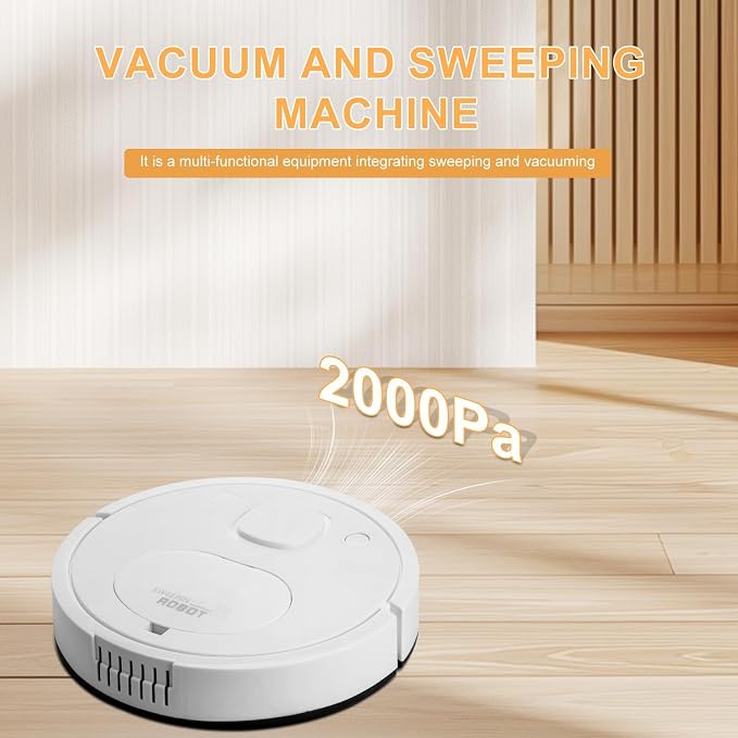 Mini Robot Vacuum Cleaner for Pet Hair, 1200Pa Suction - Image 8