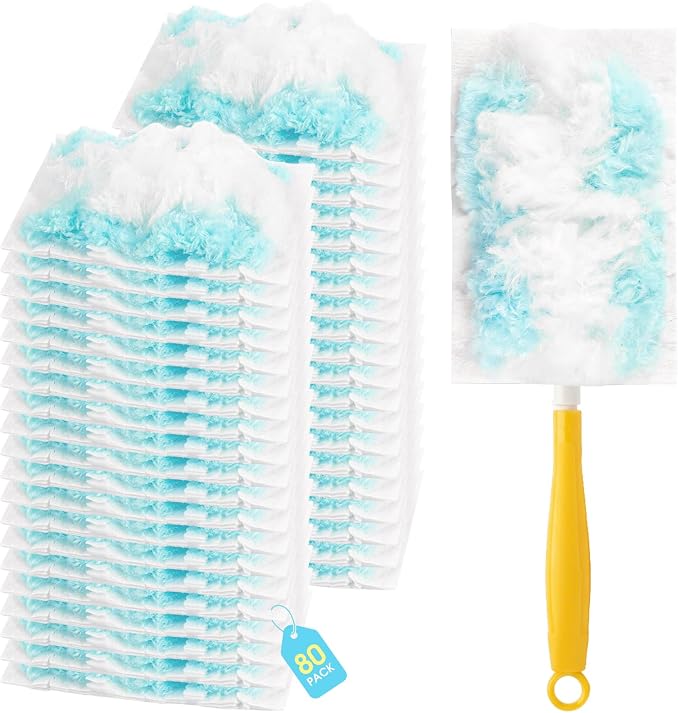 80 Count Disposable Duster Refills by Canumer