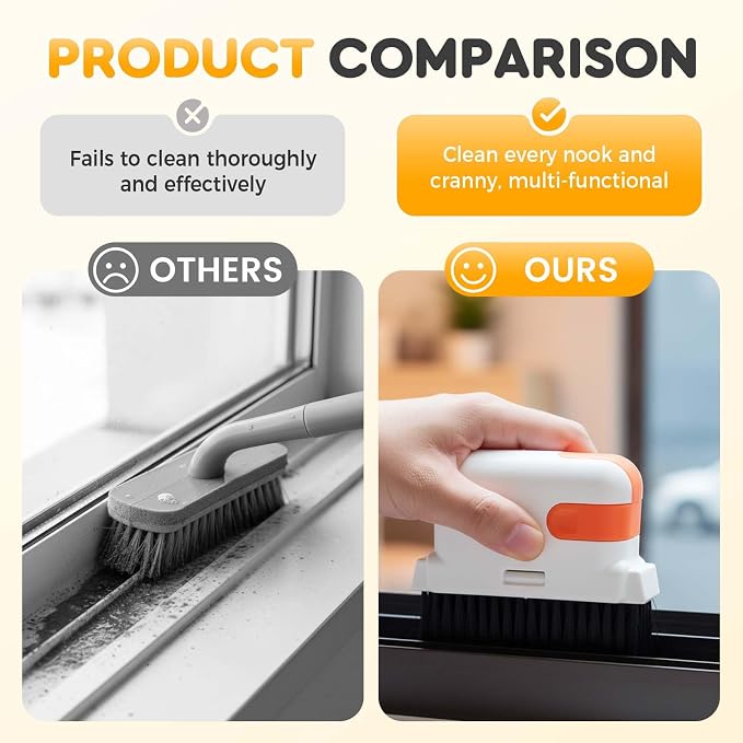 Window Track Cleaner Brush, Window Track Cleaning Tools - Image 5