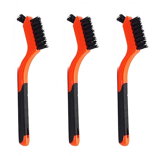 3pcs Nylon Cleaning Brushes Small Wire Brush Set by XDMTWLKJ