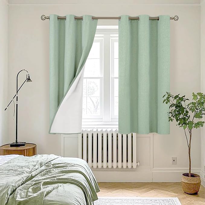 YoungsTex 48 Inch Length 100% Blackout Curtains - Image 4