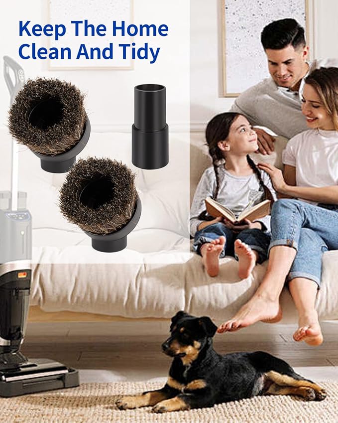 For Shark Vacuum Attachments, Round Horse Hair Vacuum Brush Attachment - Image 7