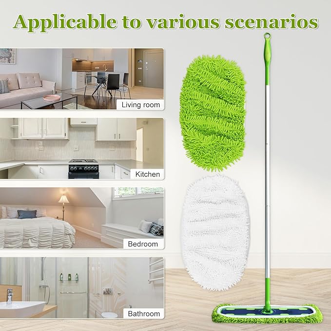 XL Mop Pads Compatible with Swiffer XL Sweeper, X-Large Dry Sweeping Cloths - Image 5