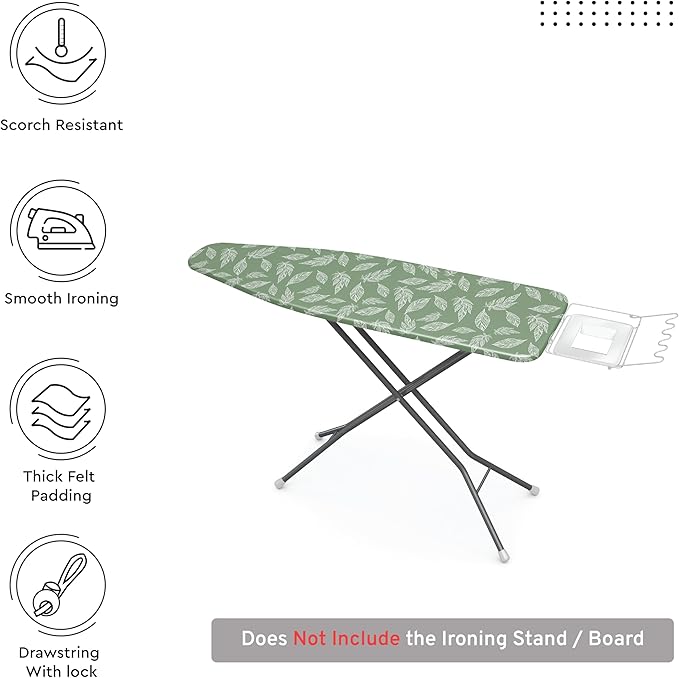 Encasa XO Ironing Board Cover and Pad 54"x15" - Image 3