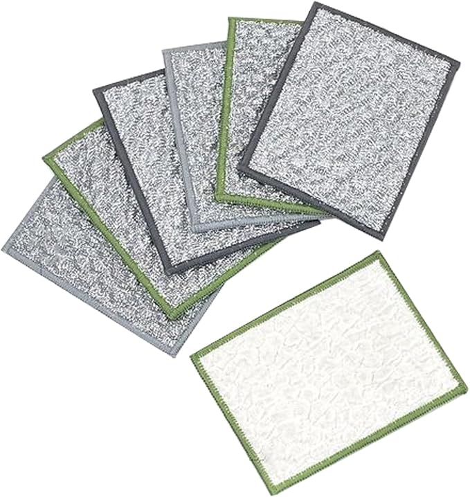 New thickened double-sided metal wire dishwashing cloth, suitable - Image 6