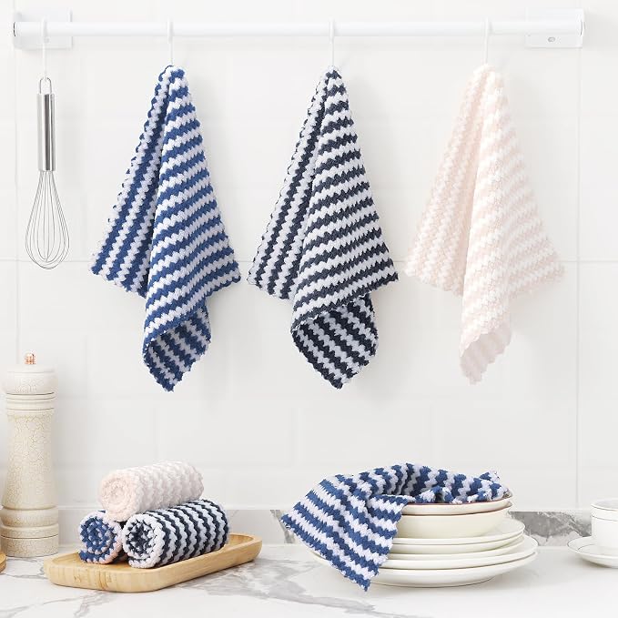 Homaxy 18 Pack Kitchen Dish Cloths, Ultra Soft and Absorbent Dish Towels - Image 8