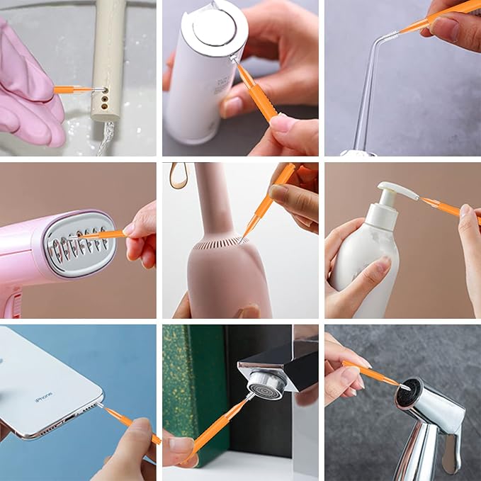 Shower Head Cleaner, Shower Head Cleaning Brushes Shower Nozzle Clog Removal - Image 5