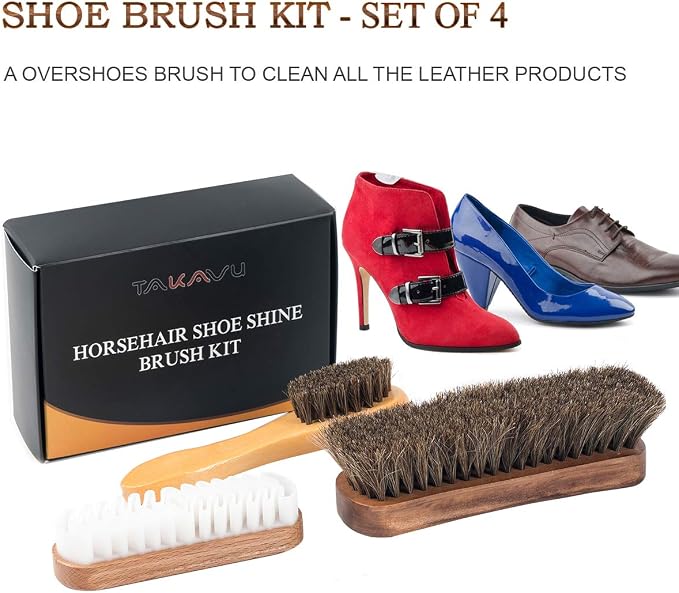 TAKAVU Shoe Shine Brushes Kit - Image 7