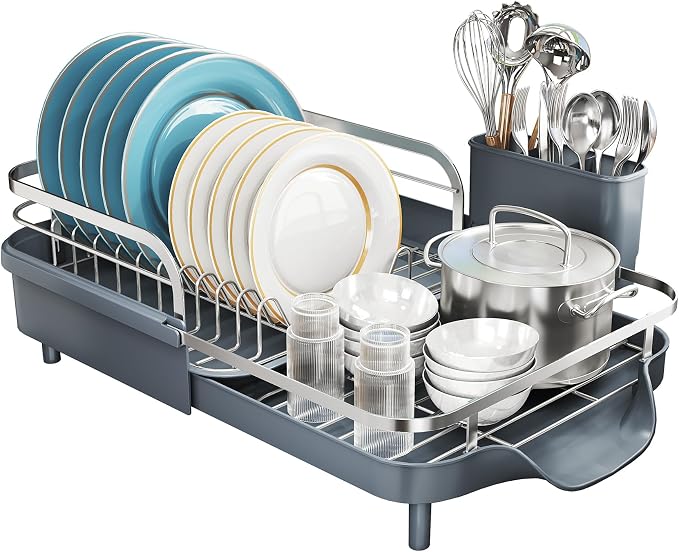 Dish Drying Rack, Expandable Dish Rack - Image 8