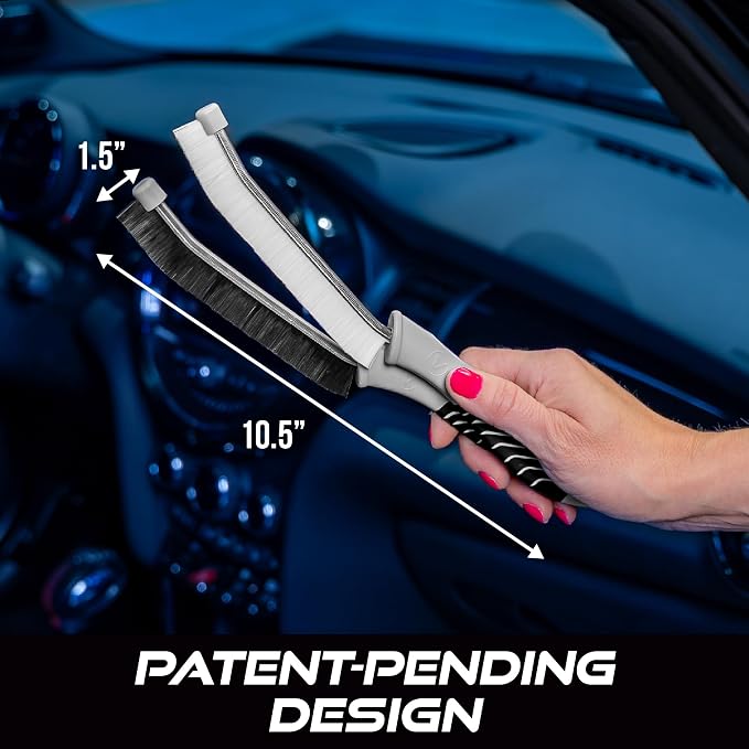 VIKING Car Detailing Brush Set for Car Cleaning Kit, Includes Medium Bristles - Image 6