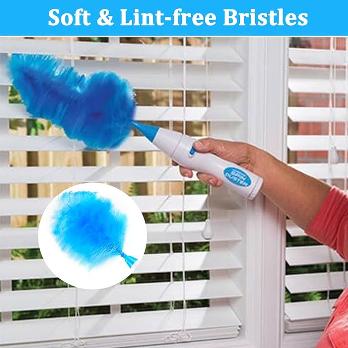 Multifunction Dust Collector Cleaning Brush Feather-Spin Duster Cleaning Tool - Image 4