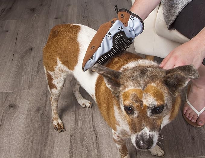 FURemover Pet Grooming Mitt, Scratch Free Dog Grooming Mitt Suitable - Image 2