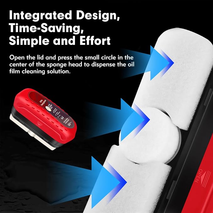 Automotive Oil Film Cleaning Brush, Car Glass Oil Film Cleaner Brush, Oil - Image 3
