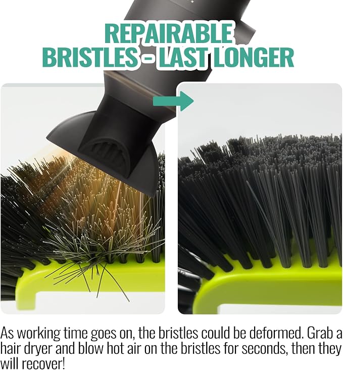 18" Pool Brush Head for Cleaning Swimming Pool Walls, Curved Ends - Image 5
