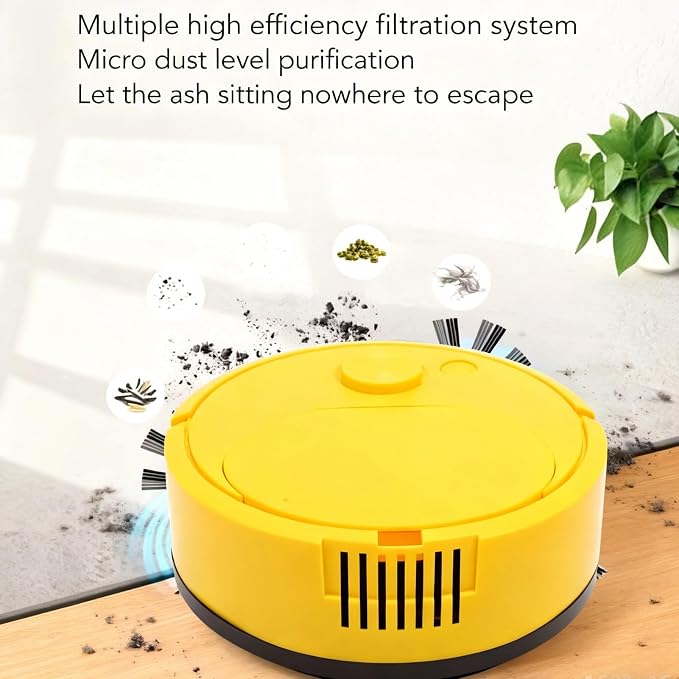 Ymiko Smart Sweeping Robot, Powerful Suction Cleaner USB Charging, Mini Robot - Image 3
