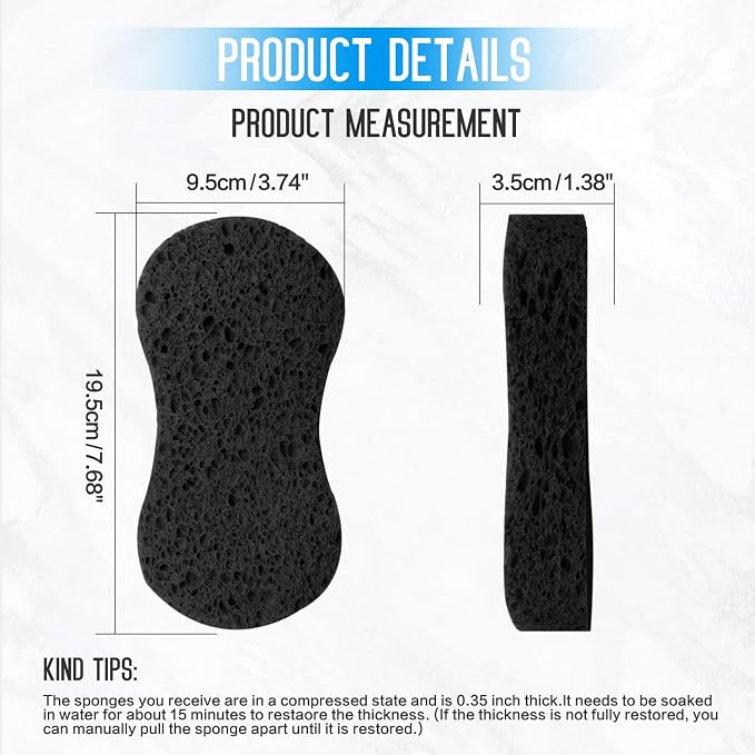3 - Pack Large Sponge, Kitchen Sponges, Handy Sponges, Cellulose Sponges - Image 2