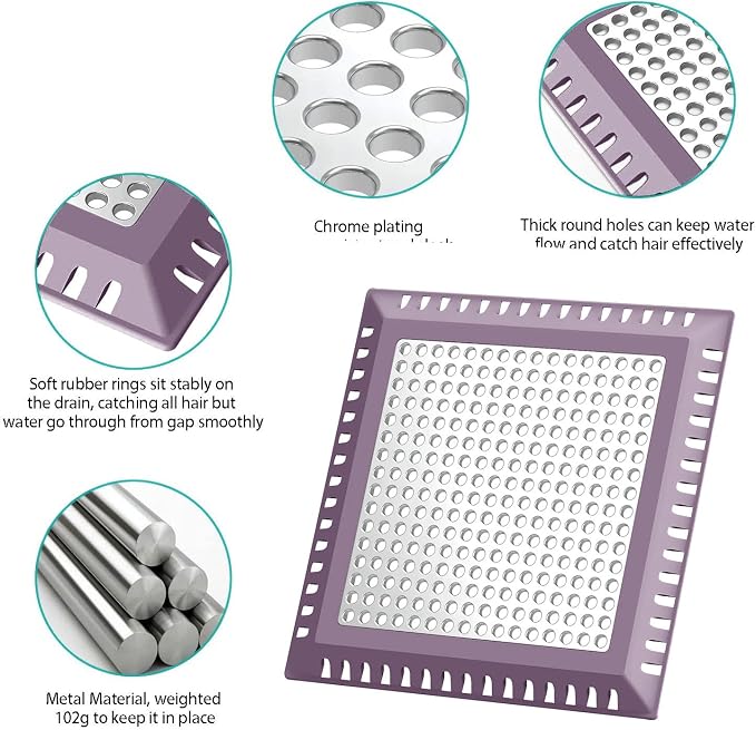 Hair Catcher/Drain Strainer/Shower Drain Cover - Image 3