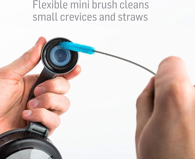 BlenderBottle 2-in-1 Shaker Bottle and Straw Cleaning Brush, 2 Pack - Image 4