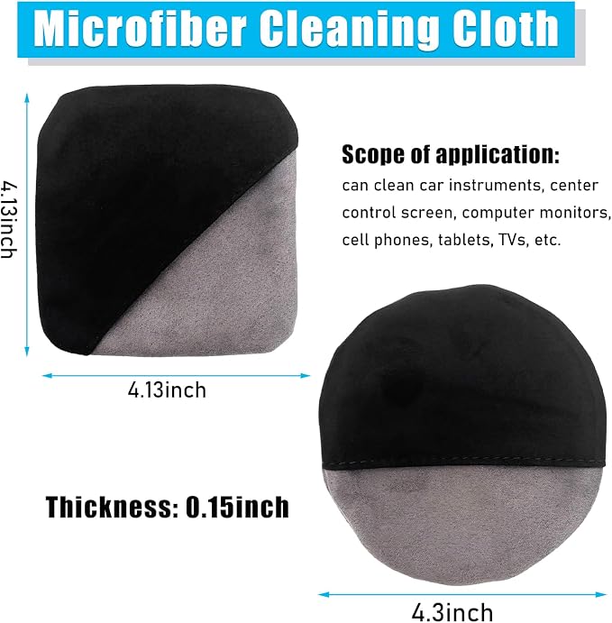 Car Screen Cleaner, Microfiber Auto Screen Cleaning Pad, Foldable Touch Screen - Image 2