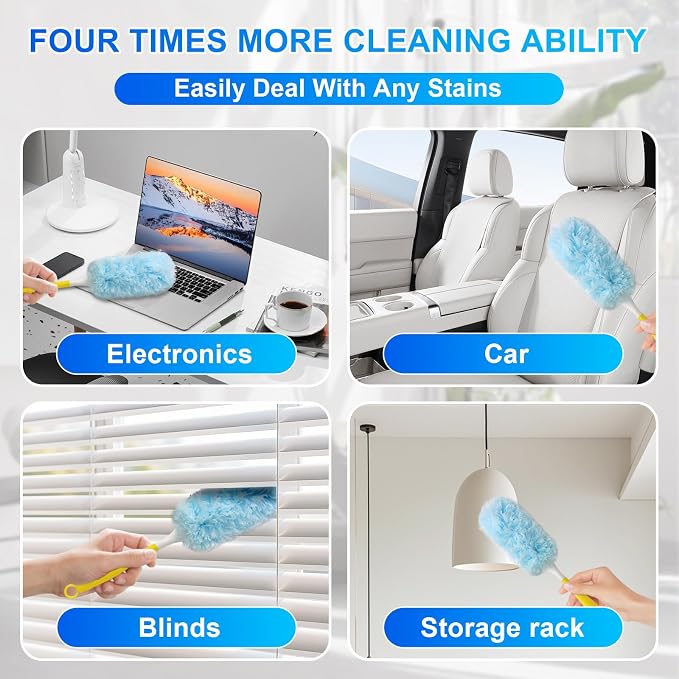 30 Count Dusters Refills with 1 Handle, 360 Heavy Duty Duster Refills, - Image 5