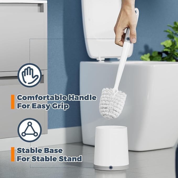 Toilet Brush, 3 Pack Toilet Brushes - Image 4