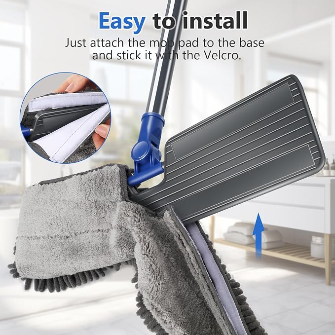 Masthome Microfiber Mops for Floor Cleaning, Dust Mop - Image 6