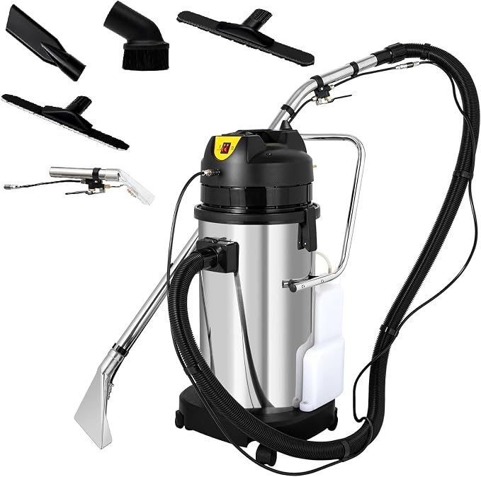 40L Commercial Carpet Cleaner Machine, 1034W Heavy Duty Wet Dry Vacuum Cleaner by Ongniong