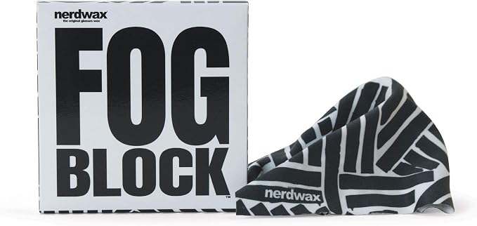 Nerdwax FogBlock | Anti Fog Lens Wipes | Keeps Glasses from Fogging by Nerdwax