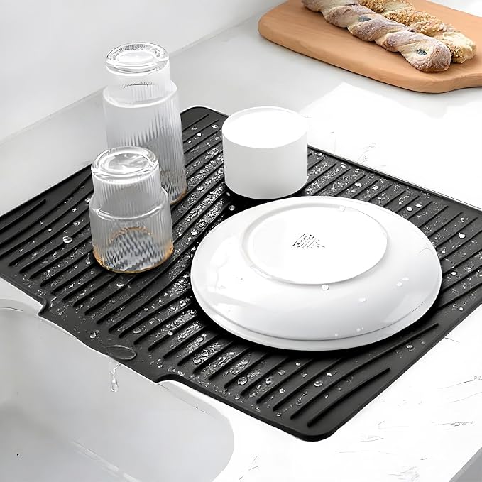 Silicone Dish Drying Mat for Kitchen Counter - Image 5