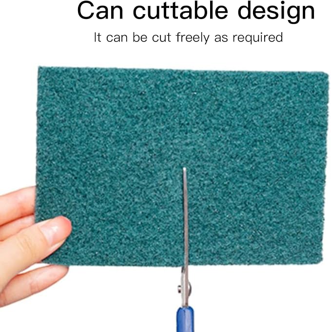 Heavy Duty Scour Pads Sponge Dish Scrubber Non-Scratch Green Reusable Household - Image 7