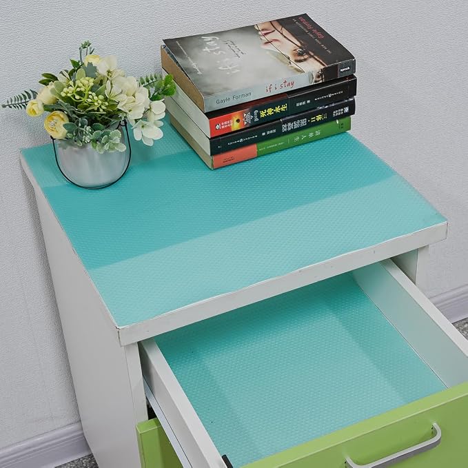 BOPART 12Pcs Refrigerator Liners Washable Fridge Shelf Liners Mats - Image 6