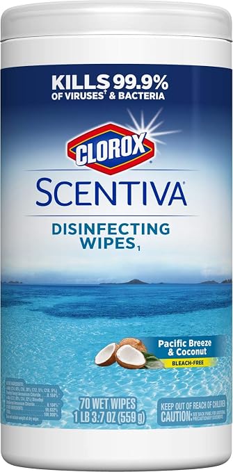 Clorox Scentiva Wipes, Bleach Free Cleaning Wipes by CloroxProfessional