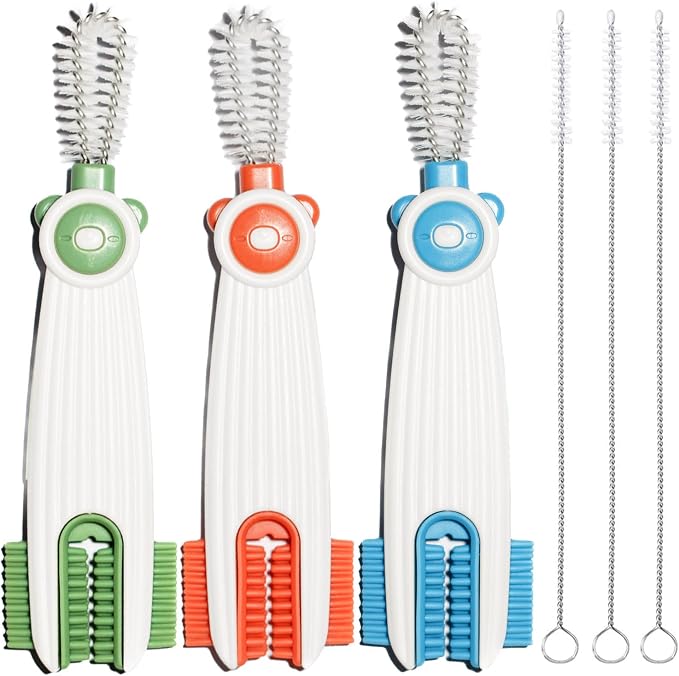 3 in 1 Cup Lid Gap Cleaning Brush Set by ARISENODirect