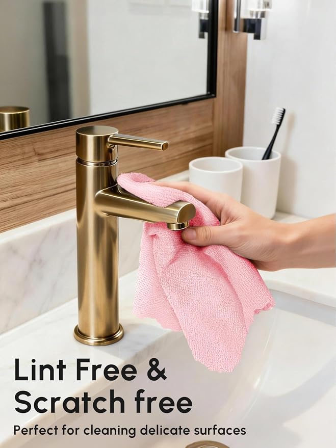 Microfiber Cleaning Cloths Roll, 75 Pack Tear Away Microfiber Towels Roll - Image 4