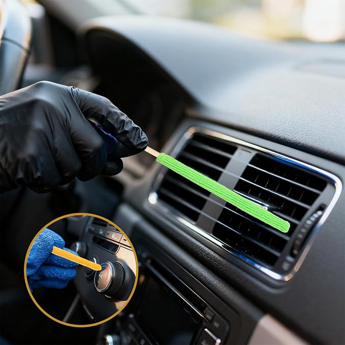 12 PCS Microfiber Detail Duster Sticks - Image 5