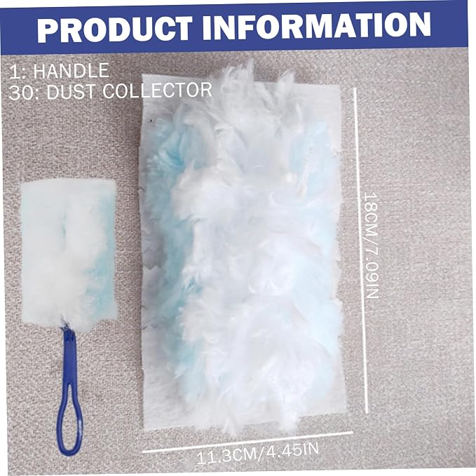 30Pcs Duster Refills, Electrostatic Disposable Dusters - Image 3