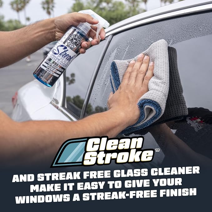 Chemical Guys Clean Stroke Dual-Sided Microfiber Glass Towels - Image 7