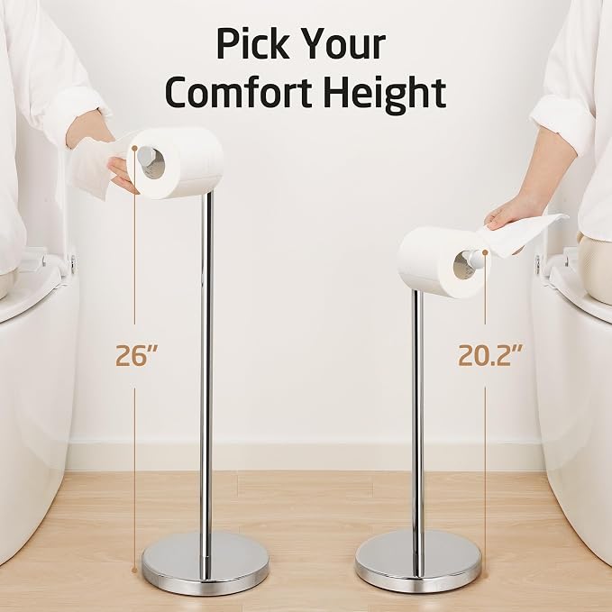 KES Toilet Paper Holder Free Standing - Image 7