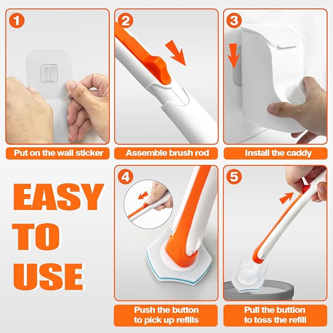 JEHONN Disposable Toilet Bowl Cleaner Wand - Image 5